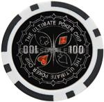 Фишки для игры в покер Ultimate номиналом 100