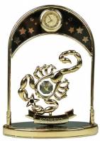 Фигурка декоративная - знак зодиака с часами 