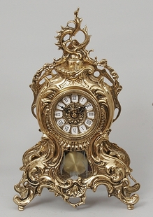 Часы с завитком, маятником код:5731
