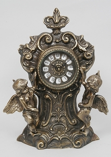 Часы с 2-я амурами половинки код:5583